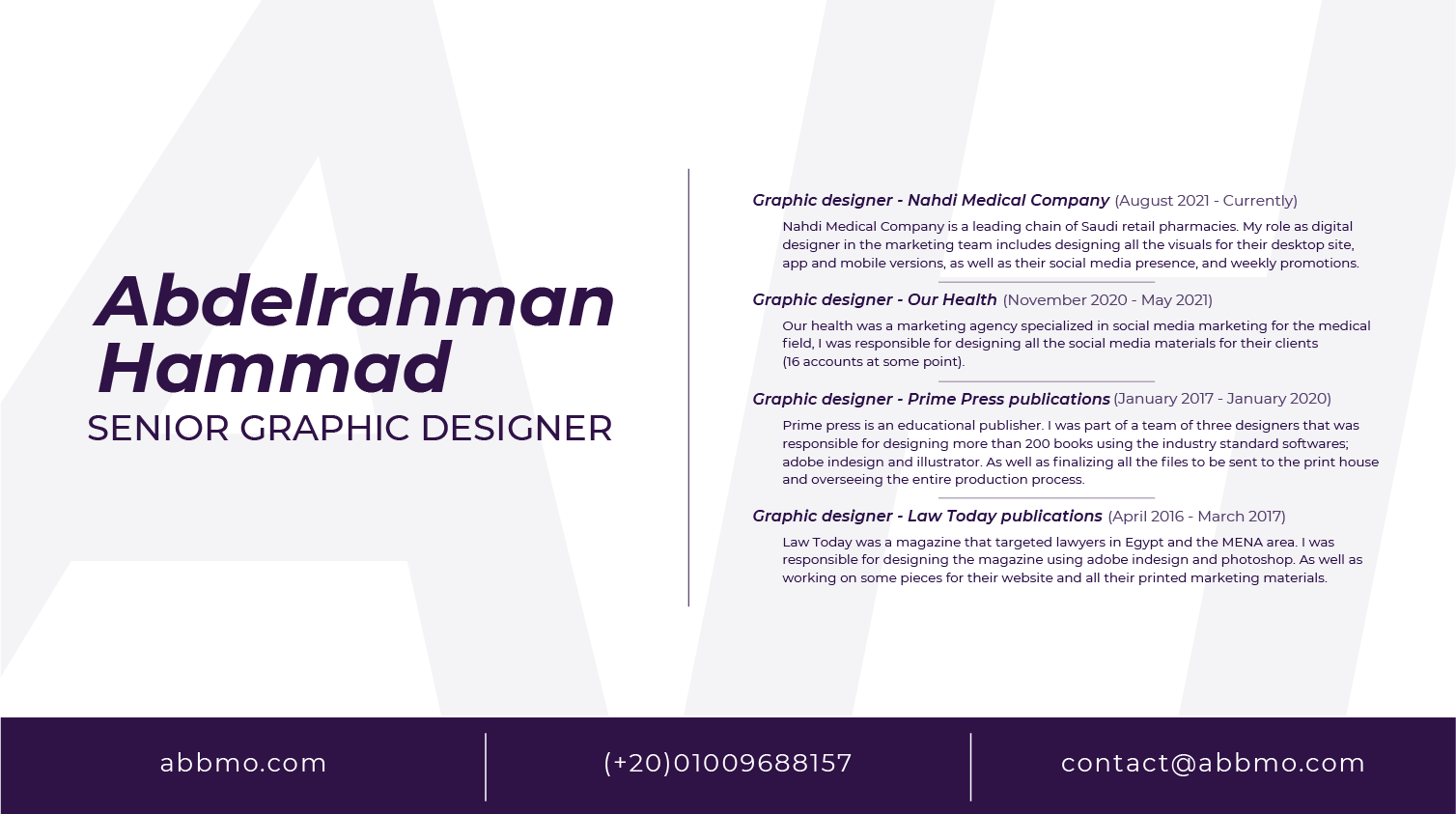 abdelrahman hammads portfolio(abbmo)